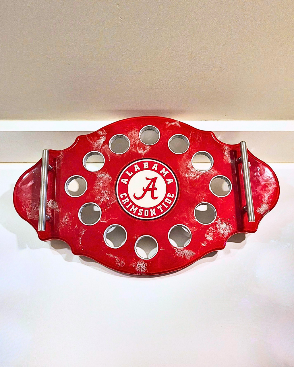 Crimson Legacy Shot Glass Tray