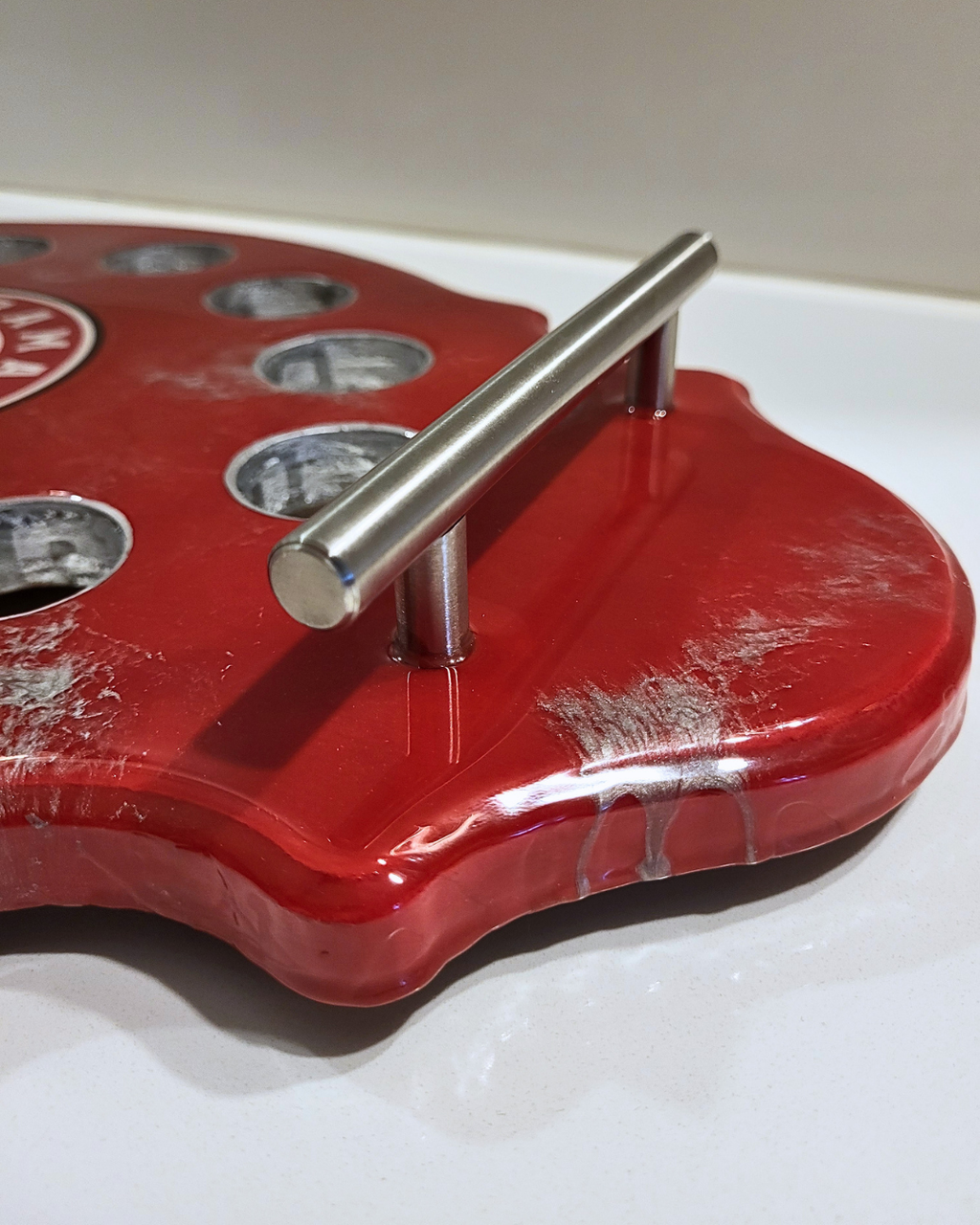 Crimson Legacy Shot Glass Tray