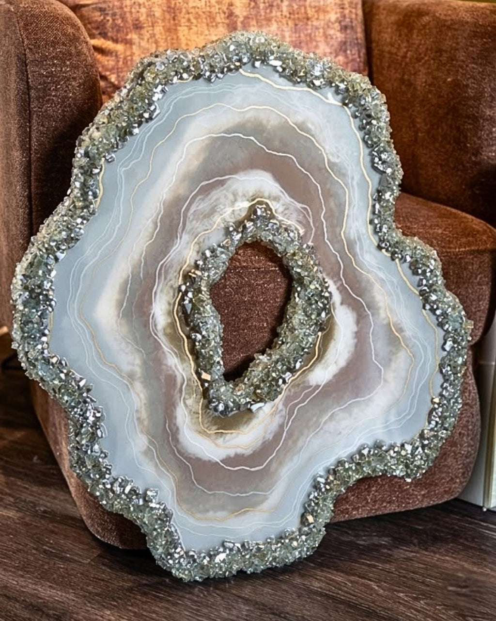 Halo In Alabaster Wall Art