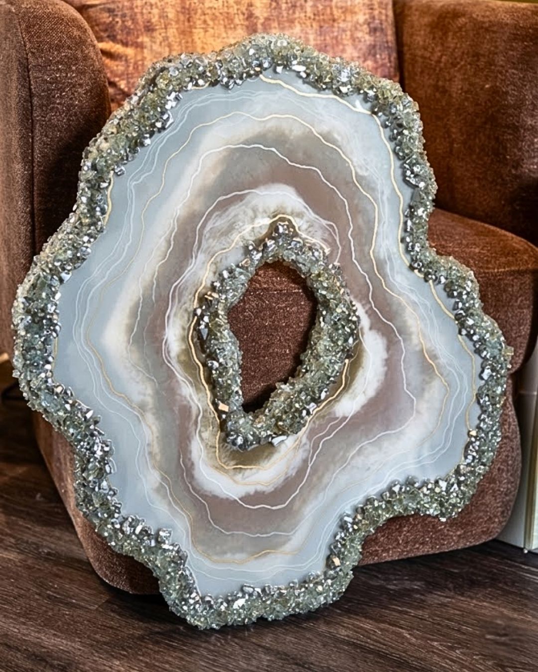 Halo In Alabaster Wall Art