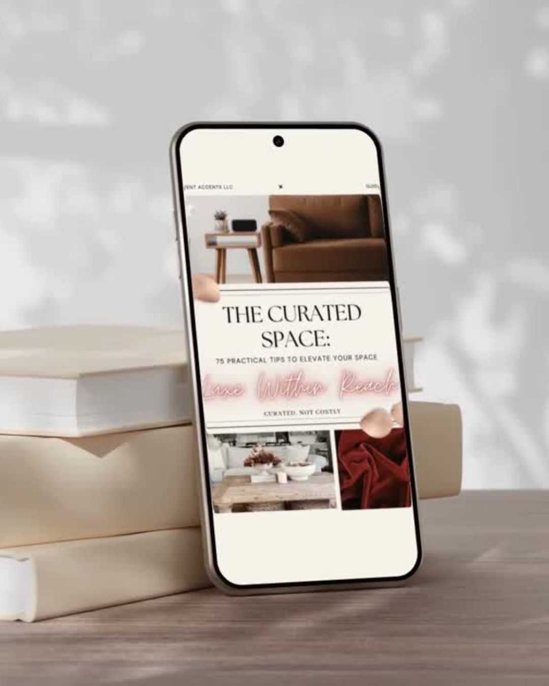 (EBOOK - Digital Download) The Curated Space Book: Luxe Within Reach