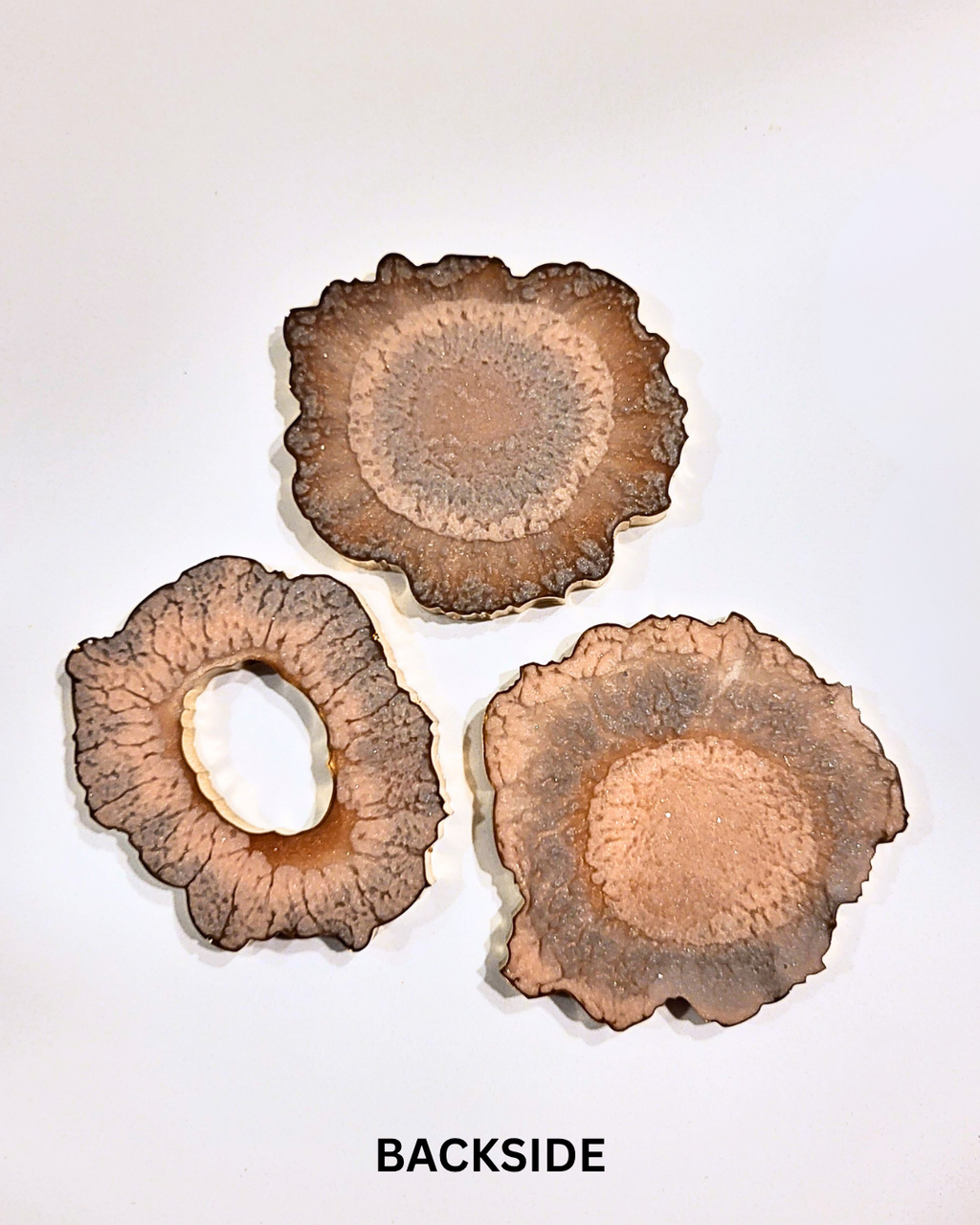 Aura Gold Agate Coasters