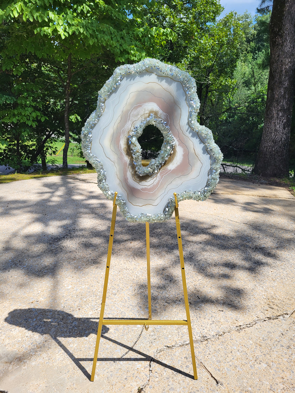Halo In Alabaster Wall Art
