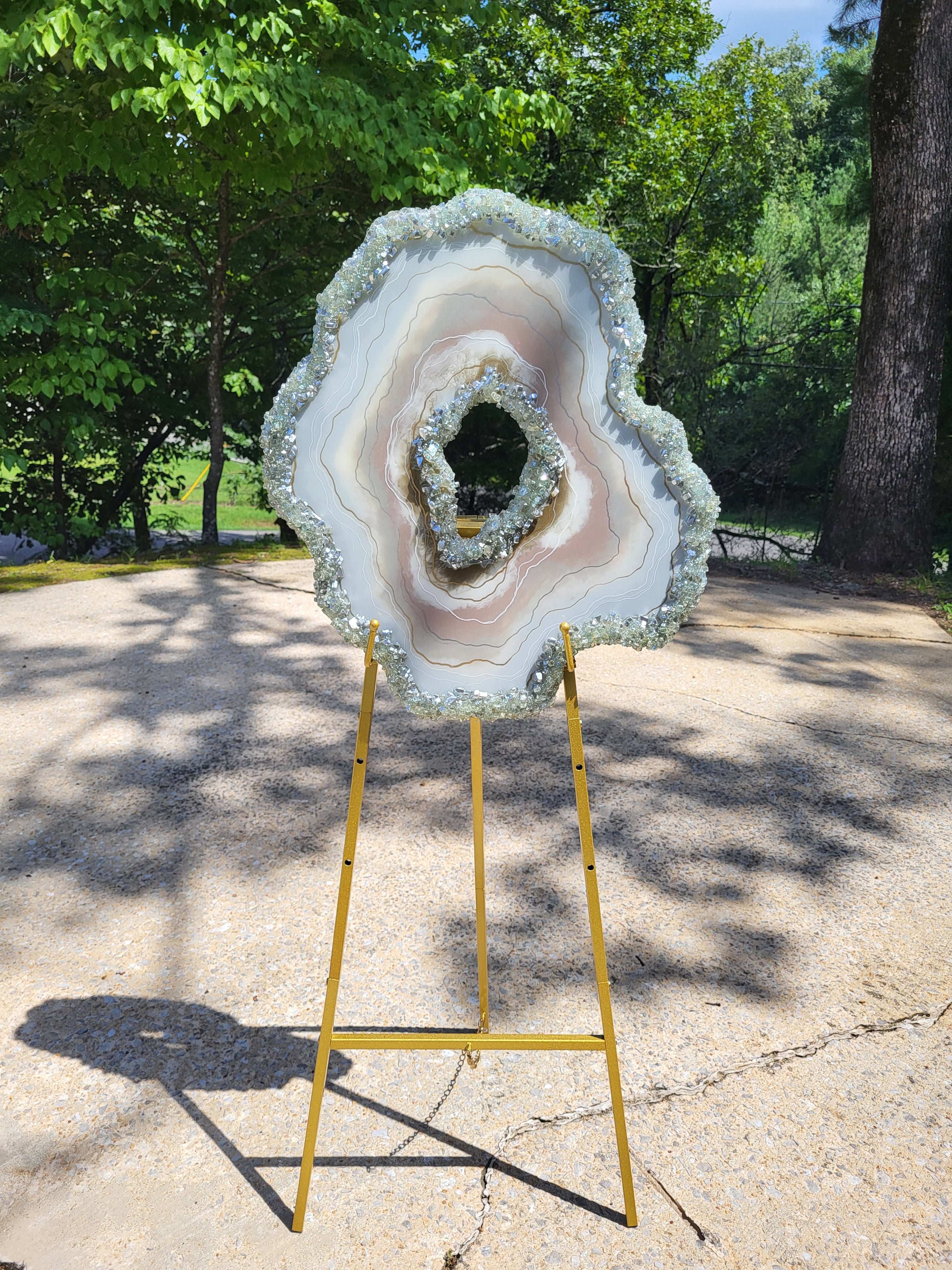 Halo In Alabaster Wall Art