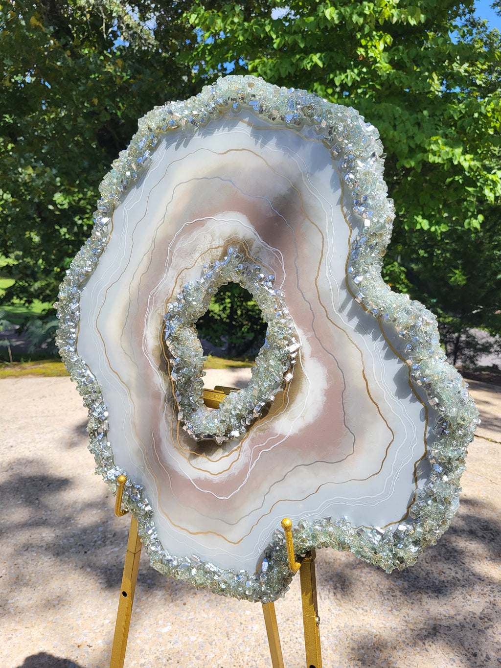 Halo In Alabaster Wall Art