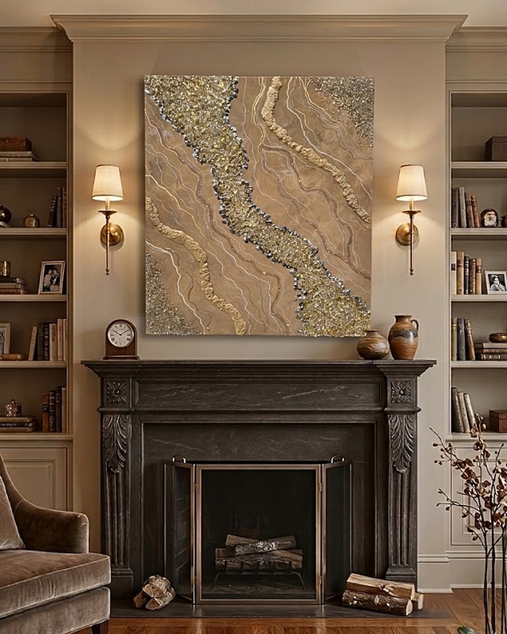 Opulent Terrain Wall  Art