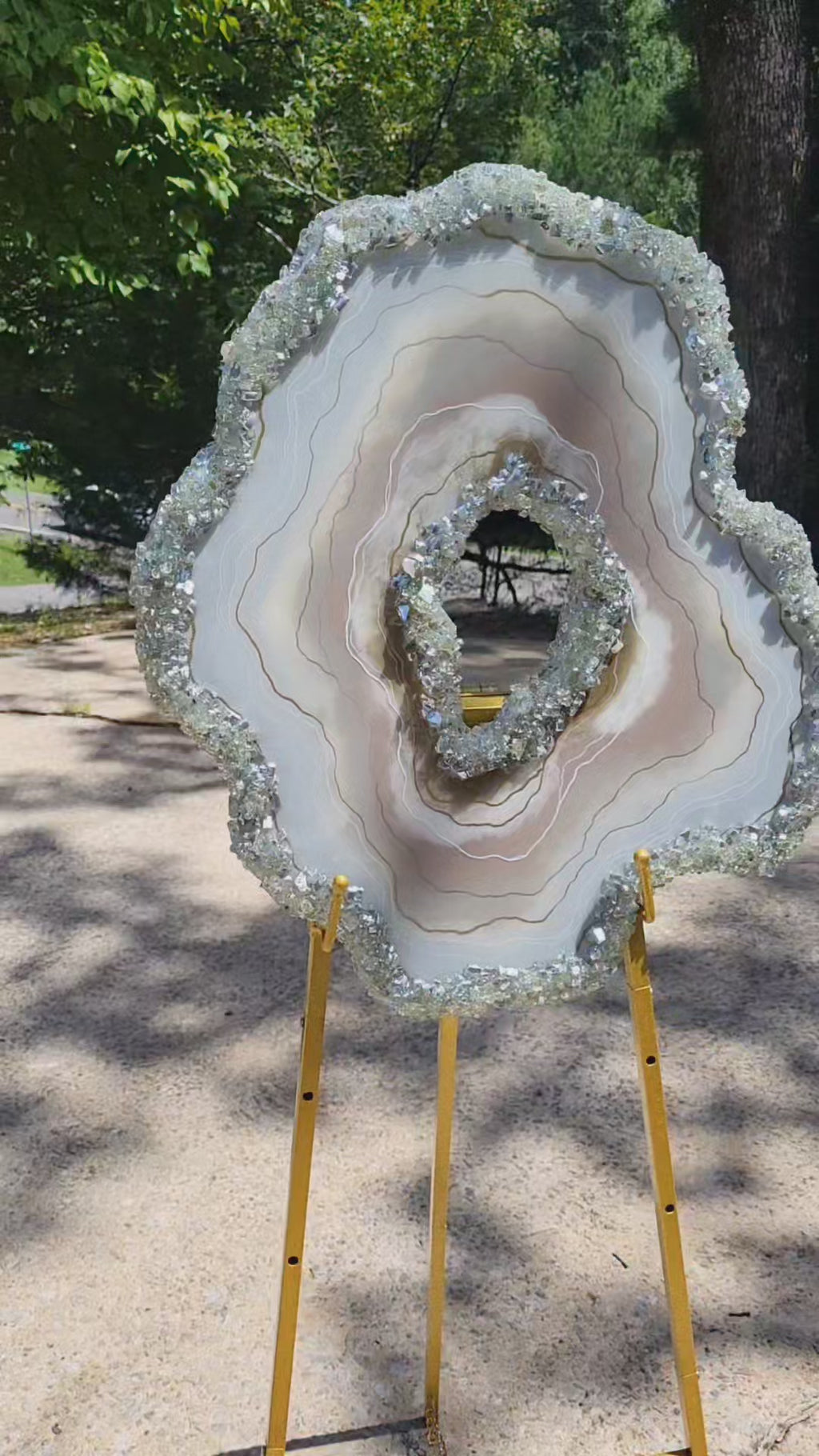 Halo In Alabaster Wall Art