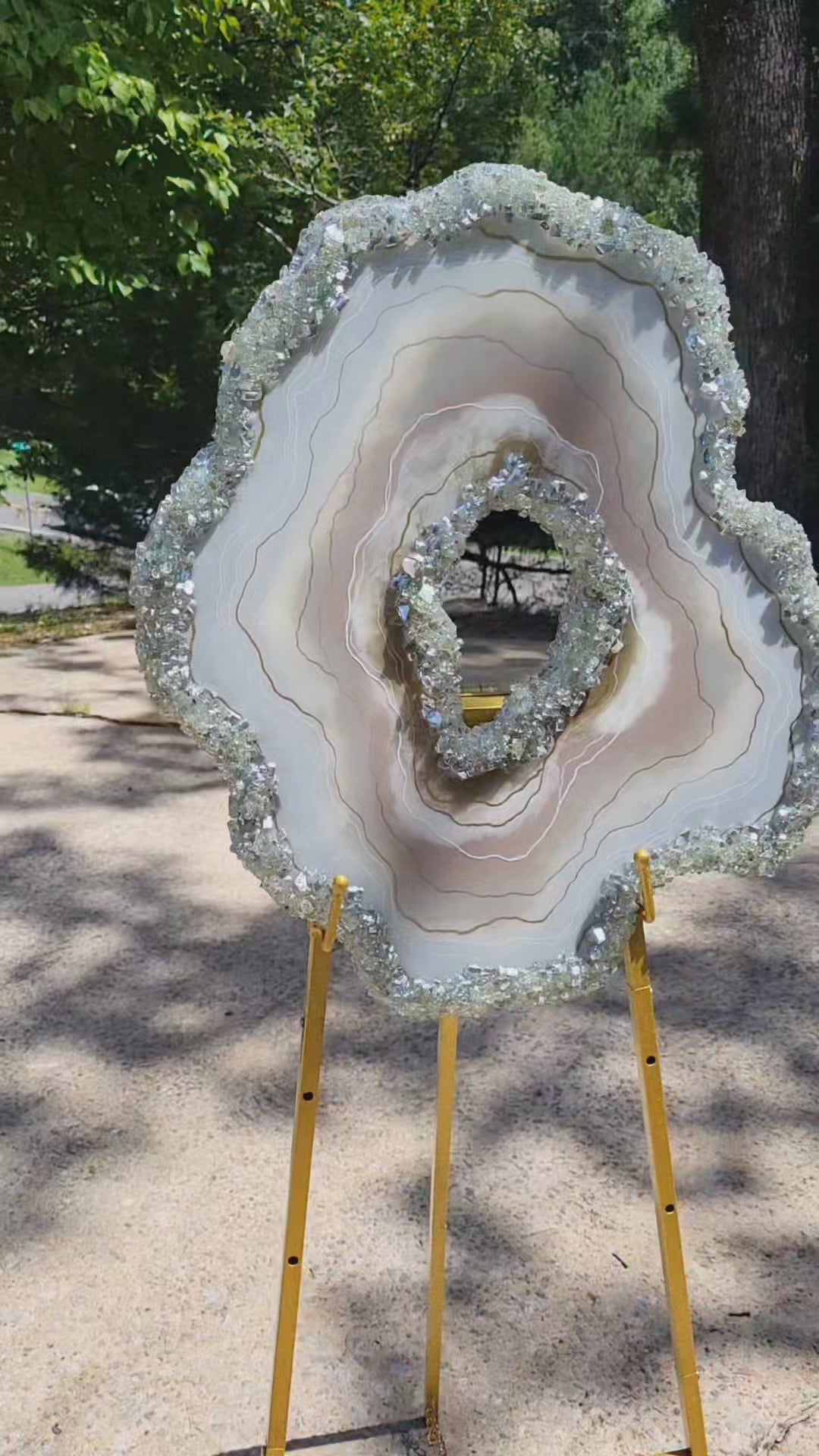 Halo In Alabaster Wall Art