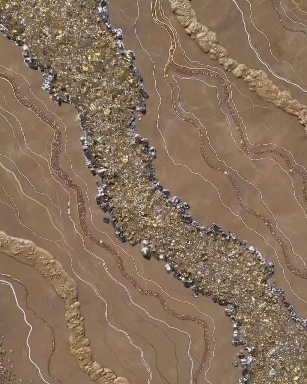 Opulent Terrain Wall  Art
